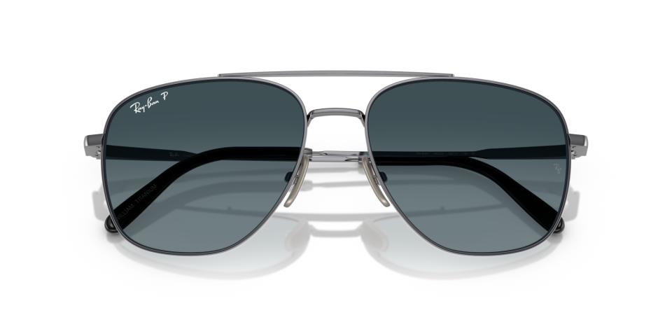Ray-Ban 0RB8097 165/S3 59-17 Polarize Tıtanıum Erkek Güneş Gözlüğü