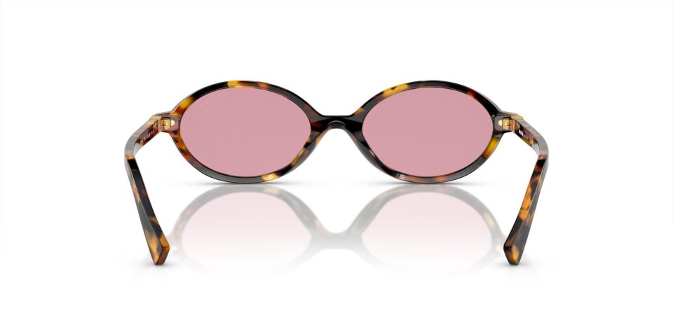 MIU MIU 04ZS VAU50D 50-18 Pembe Camlı Oval Kadın Güneş Gözlüğü