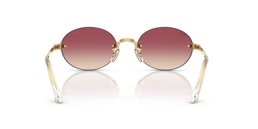 Ray-Ban 0RB3929 001/8H 54-20 Çerçevesiz Oval Güneş Gözlüğü