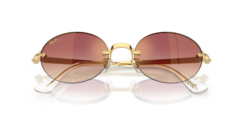 Ray-Ban 0RB3929 001/8H 54-20 Çerçevesiz Oval Güneş Gözlüğü
