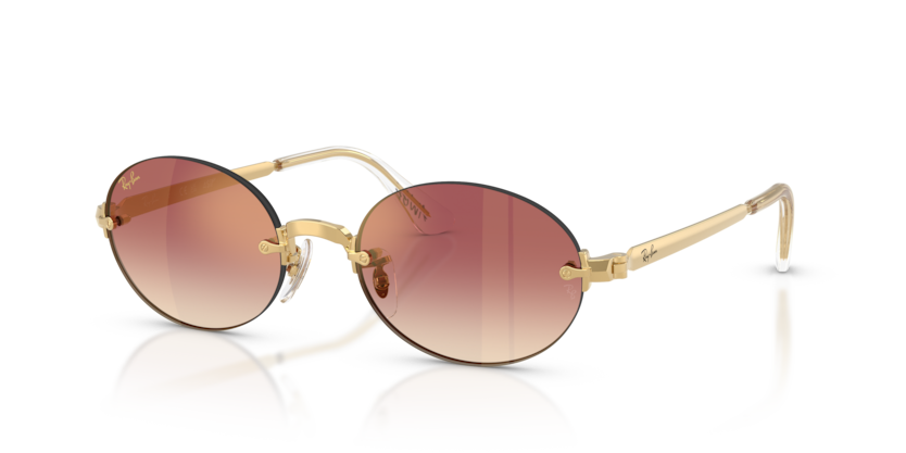 Ray-Ban 0RB3929 001/8H 54-20 Çerçevesiz Oval Güneş Gözlüğü
