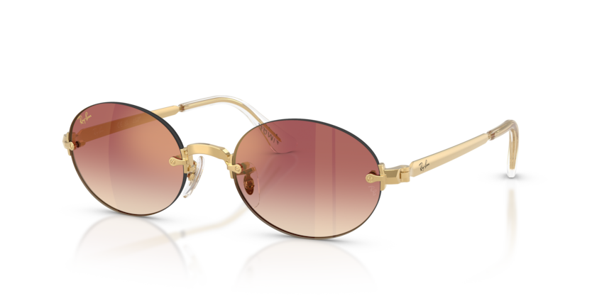 Ray-Ban 0RB3929 001/8H 54-20 Çerçevesiz Oval Güneş Gözlüğü