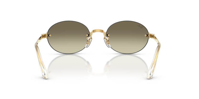 Ray-Ban 0RB3929 001/7I 54-20 Çerçevesiz Oval Güneş Gözlüğü