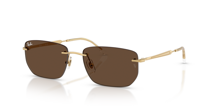 RayBan 3768 001/73 56-17 Unisex Çerçevesiz Güneş Gözlüğü