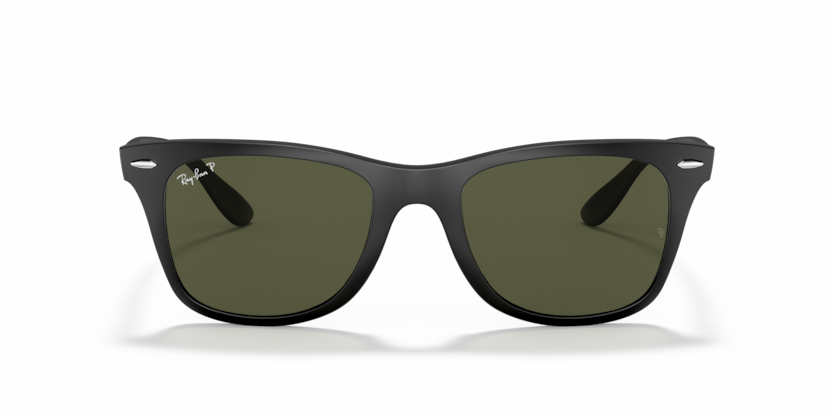 Ray-Ban RB4195 601S9A 52-20 Wayfarer Liteforce Polarize Unisex Güneş Gözlüğü Siyah Yeşil G-15