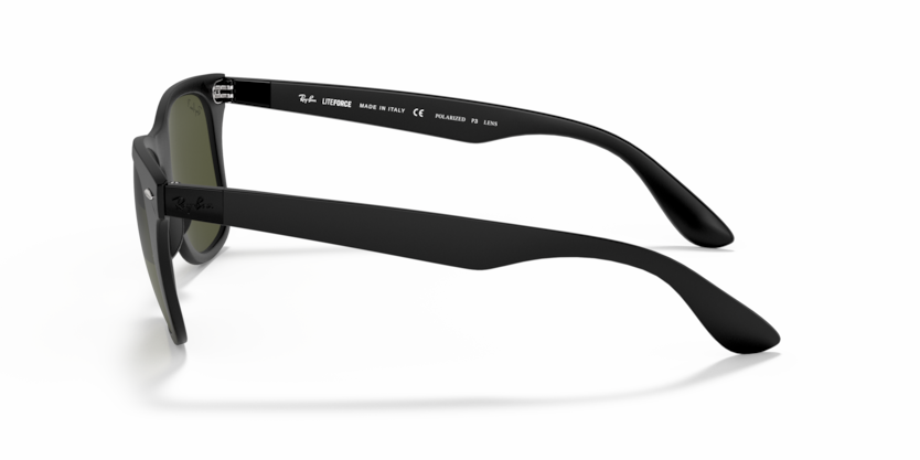 Ray-Ban RB4195 601S9A 52-20 Wayfarer Liteforce Polarize Unisex Güneş Gözlüğü Siyah Yeşil G-15
