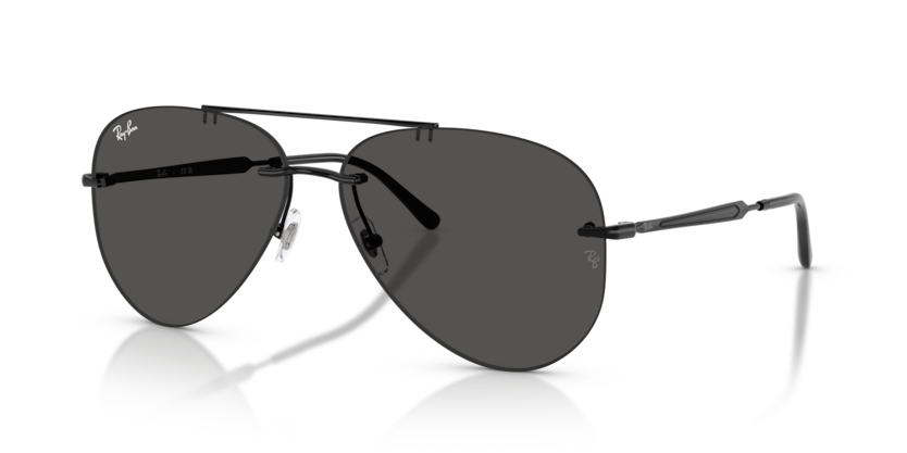 Ray-Ban RB3791 002/87 59-14 Unisex Çerçevesiz Aviator Güneş Gözlüğü