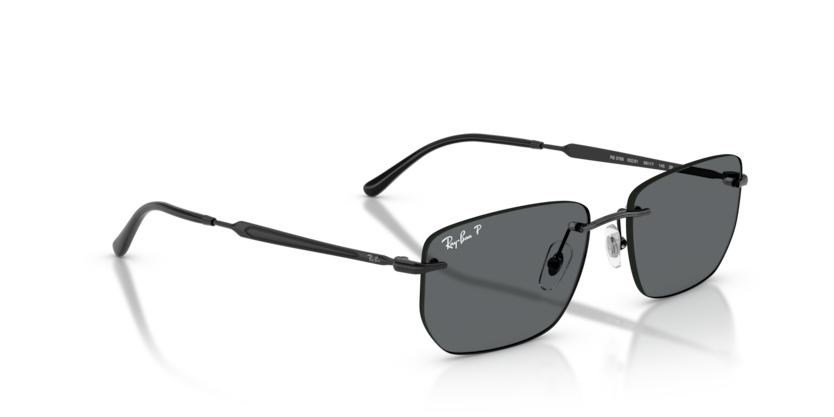 Ray-Ban 0RB3768 002/81 56-17 Çerçevesiz Polarize Güneş Gözlüğü