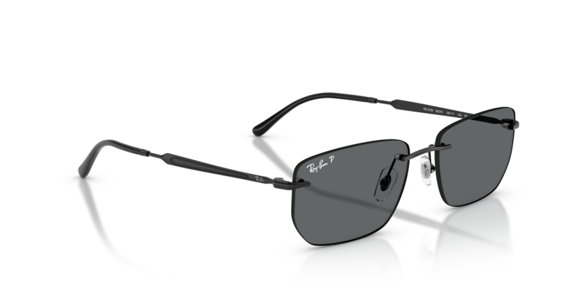 Ray-Ban 0RB3768 002/81 56-17 Çerçevesiz Polarize Güneş Gözlüğü