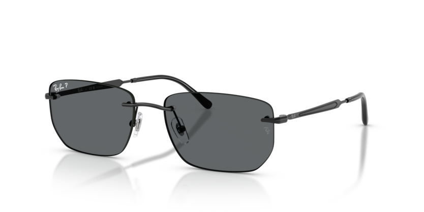 Ray-Ban 0RB3768 002/81 56-17 Çerçevesiz Polarize Güneş Gözlüğü