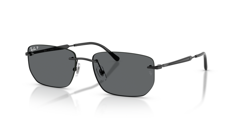 Ray-Ban 0RB3768 002/81 56-17 Çerçevesiz Polarize Güneş Gözlüğü