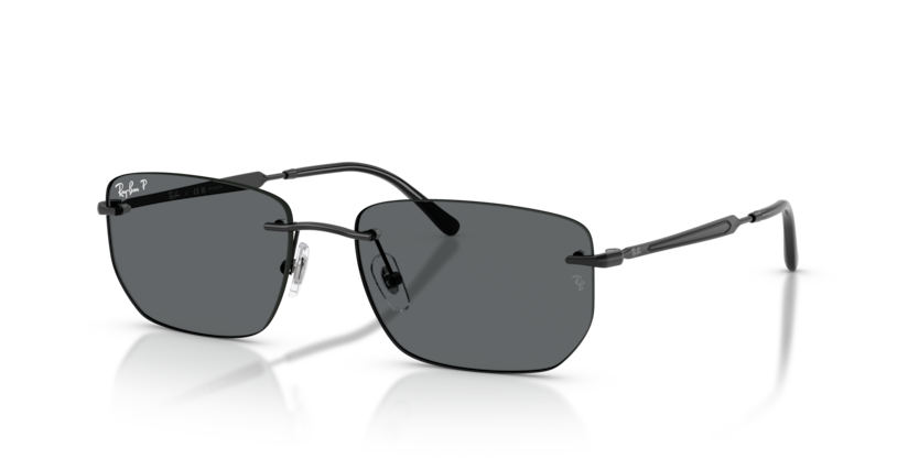 Ray-Ban 0RB3768 002/81 56-17 Çerçevesiz Polarize Güneş Gözlüğü