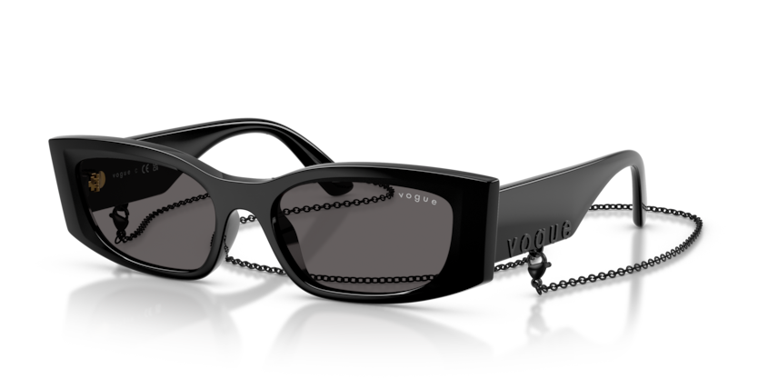 Vogue 0VO5655SU W44/87 53-17 Zincir Aksesuarlı Kadın Güneş Gözlüğü