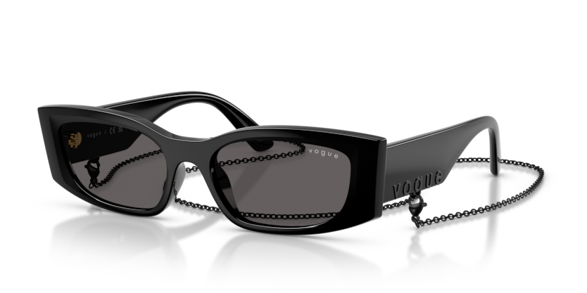 Vogue 0VO5655SU W44/87 53-17 Zincir Aksesuarlı Kadın Güneş Gözlüğü
