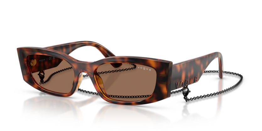 Vogue 0VO5655SU W65673 53-17 Zincir Aksesuarlı Kadın Güneş Gözlüğü