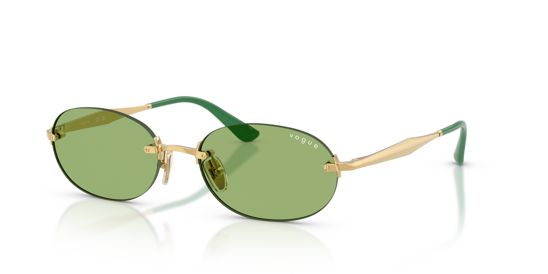 Vogue 0VO4342S 280/2 Çerçevesiz Oval Kadın Güneş Gözlüğü