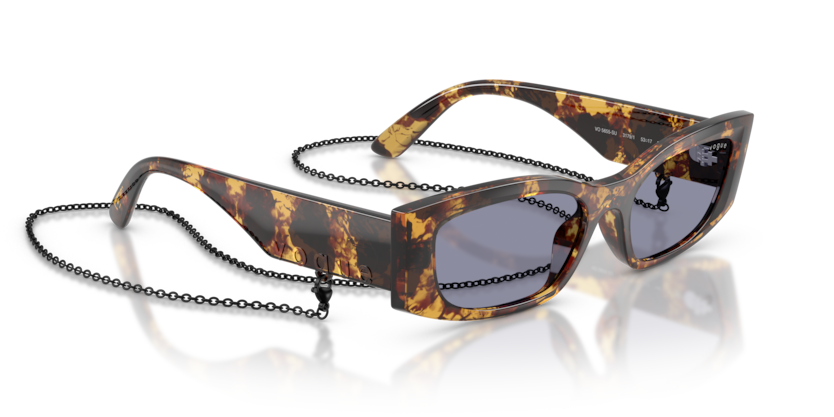 Vogue 0VO5655SU 3179/1 53-17 Zincir Aksesuarlı Kadın Güneş Gözlüğü