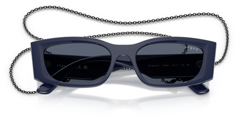 Vogue 0VO5655SU 324087 53-17 Zincir Aksesuarlı Kadın Güneş Gözlüğü
